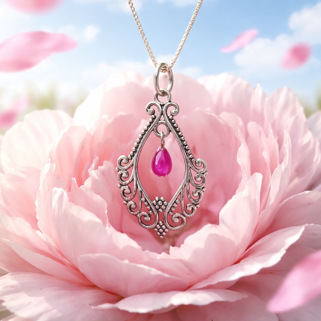 Ruby Necklace 32$